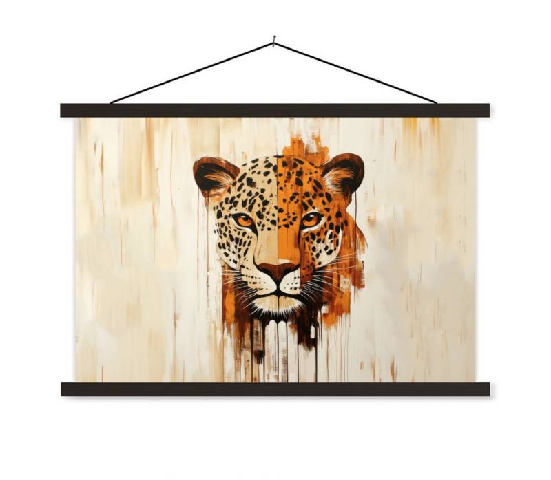 MuchoWow Poster Leopard - Symmetrisch - Streifen von MuchoWow