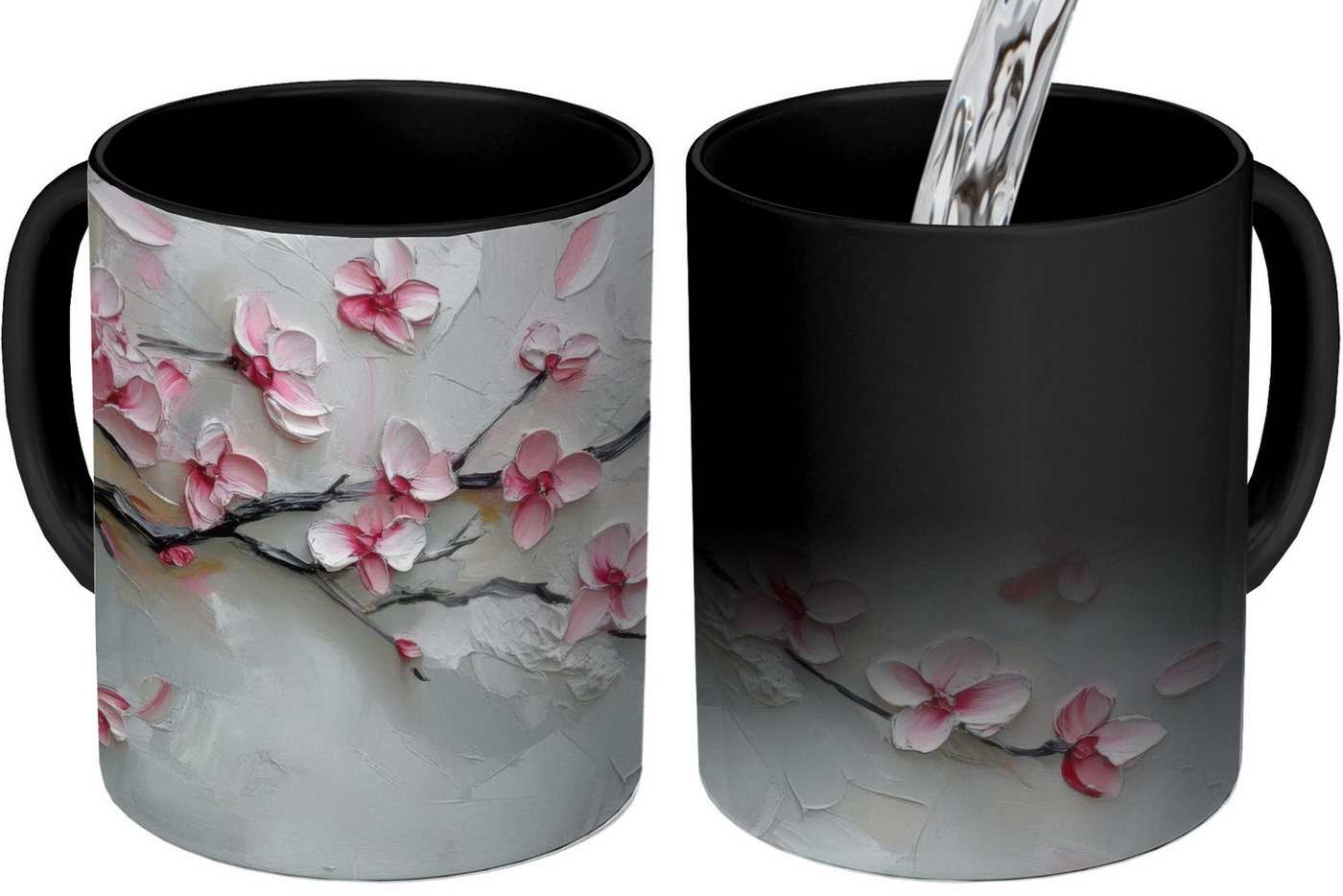 MuchoWow Tasse Blüte - Künstlerisch - Rosa - Sakura MuchoWow Tasse Blüte - Künstlerisch - Rosa - Sakura von MuchoWow