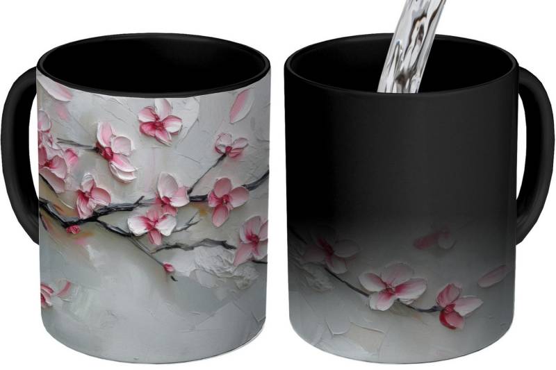 MuchoWow Tasse Blüte - Künstlerisch - Rosa - Sakura MuchoWow Tasse Blüte - Künstlerisch - Rosa - Sakura von MuchoWow