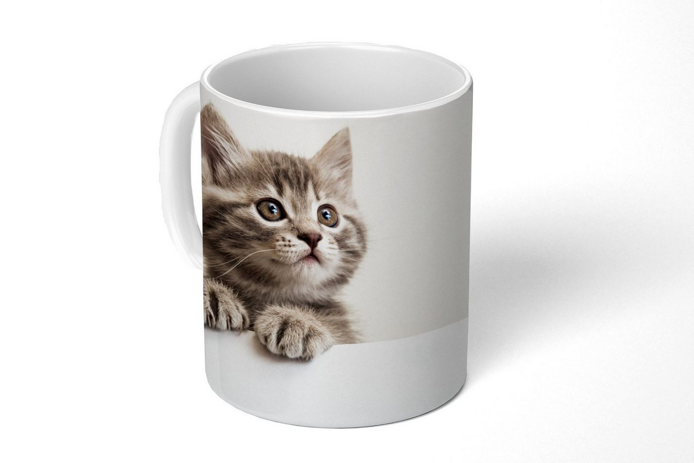 MuchoWow Tasse Katze - Grau - Tiere MuchoWow Tasse Katze - Grau - Tiere von MuchoWow