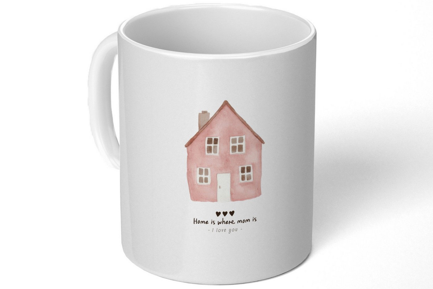 MuchoWow Tasse Landhaus - Rosa - Zitat - Mutter, Keramik, Kaffeetassen, Teetasse, Becher, Kaffeebecher, Geschenk MuchoWow Tasse Landhaus - Rosa - Zitat - Mutter, Keramik, Kaffeetassen, Teetasse, Becher, Kaffeebecher, Geschenk von MuchoWow