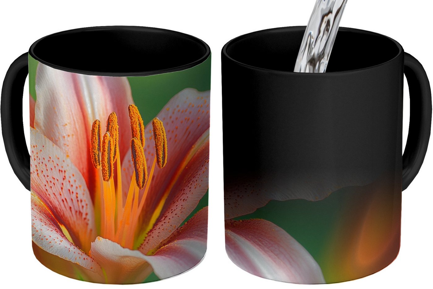 MuchoWow Tasse Lilie - Nahaufnahme - Hellrosa, Keramik, Farbwechsel, Kaffee Tassen, Teetasse, Zaubertasse, Geschenk MuchoWow Tasse Lilie - Nahaufnahme - Hellrosa, Keramik, Farbwechsel, Kaffee Tassen, Teetasse, Zaubertasse, Geschenk von MuchoWow