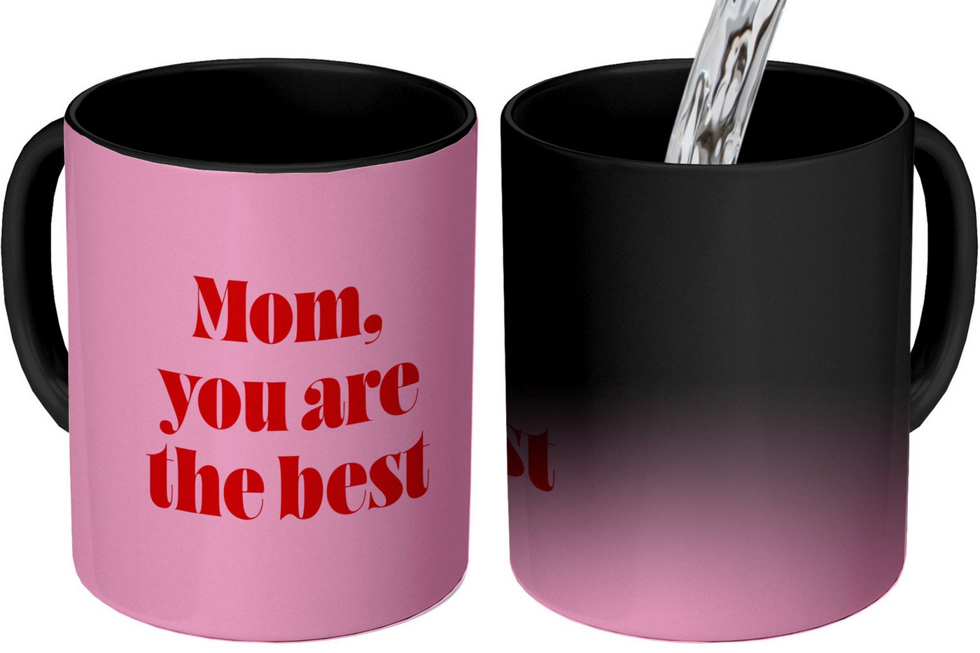 MuchoWow Tasse Mutter - Botschaft - Rosa, Keramik, Farbwechsel, Kaffee Tassen, Teetasse, Zaubertasse, Geschenk MuchoWow Tasse Mutter - Botschaft - Rosa, Keramik, Farbwechsel, Kaffee Tassen, Teetasse, Zaubertasse, Geschenk von MuchoWow