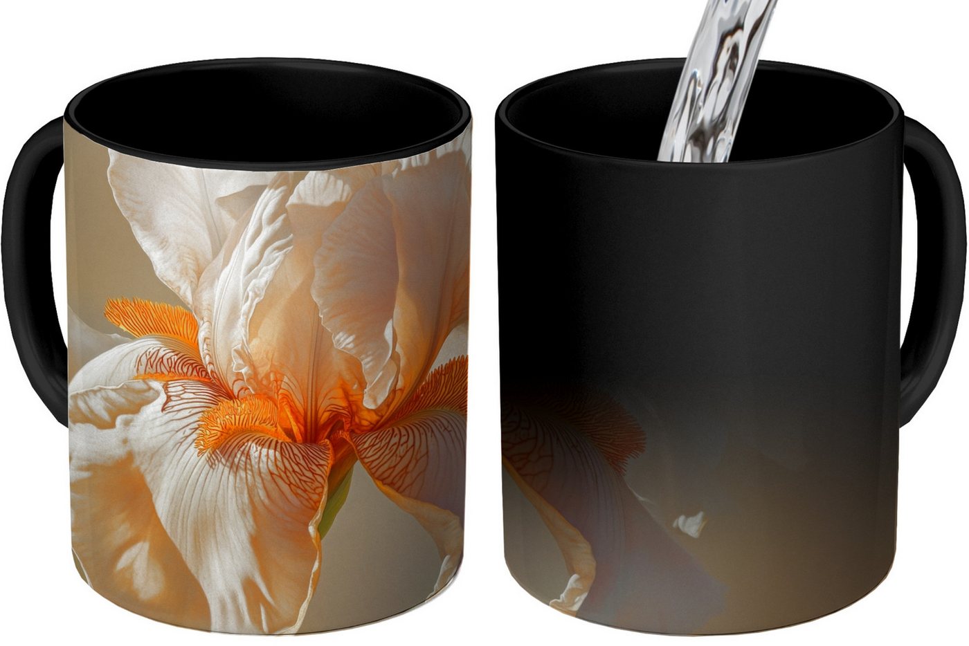 MuchoWow Tasse Nahaufnahme - Orange - Iris MuchoWow Tasse Nahaufnahme - Orange - Iris von MuchoWow