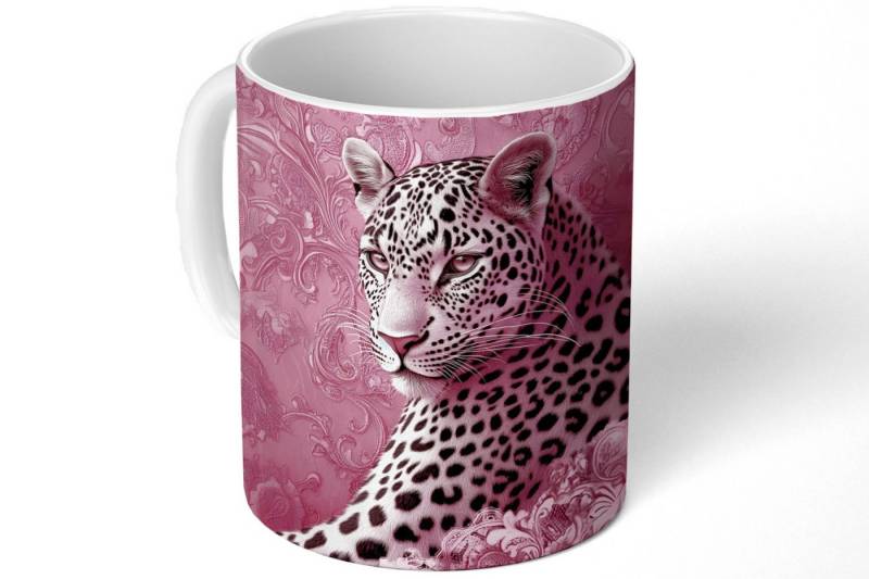 MuchoWow Tasse Panther - Deluxe - Rosa, Keramik, Kaffeetassen, Teetasse, Becher, Kaffeebecher, Geschenk MuchoWow Tasse Panther - Deluxe - Rosa, Keramik, Kaffeetassen, Teetasse, Becher, Kaffeebecher, Geschenk von MuchoWow