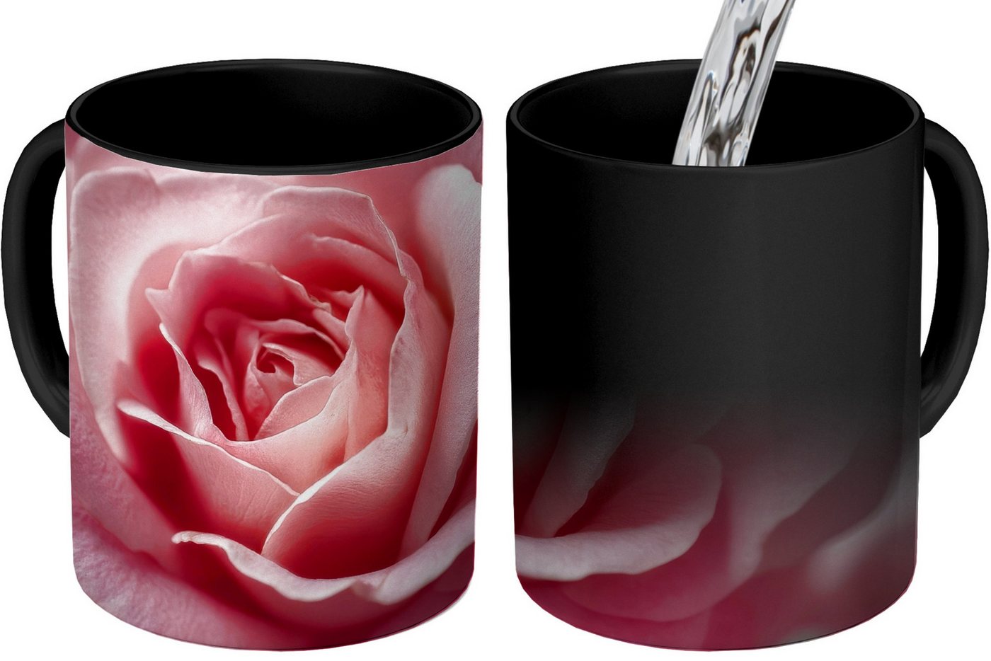 MuchoWow Tasse Rosa - Rose - Romantisch, Keramik, Farbwechsel, Kaffee Tassen, Teetasse, Zaubertasse, Geschenk MuchoWow Tasse Rosa - Rose - Romantisch, Keramik, Farbwechsel, Kaffee Tassen, Teetasse, Zaubertasse, Geschenk von MuchoWow