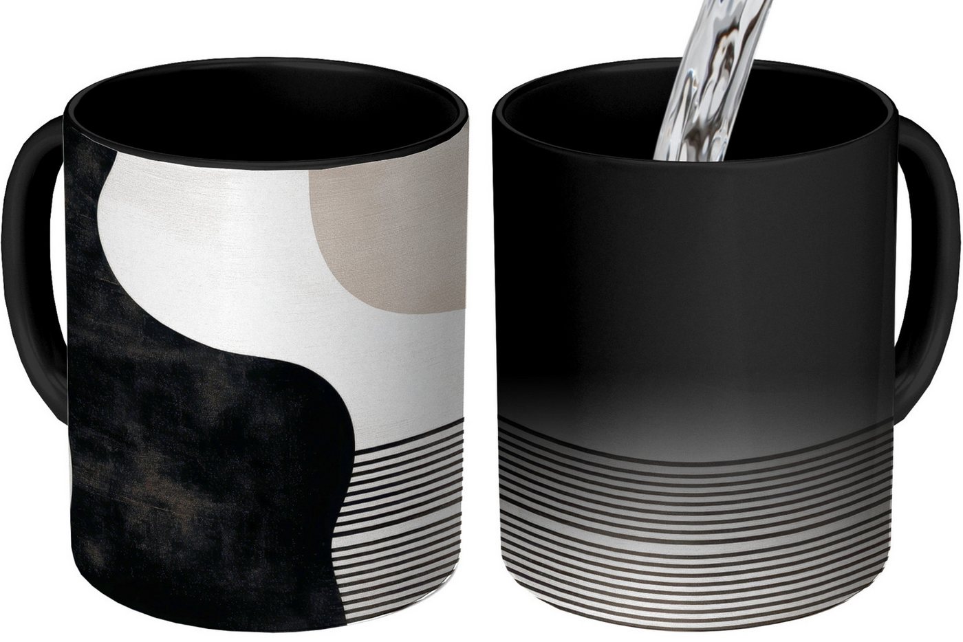 MuchoWow Tasse Abstrakt - Japandi - Beige - Modern, Keramik, Farbwechsel, Kaffee Tassen, Teetasse, Zaubertasse, Geschenk MuchoWow Tasse Abstrakt - Japandi - Beige - Modern, Keramik, Farbwechsel, Kaffee Tassen, Teetasse, Zaubertasse, Geschenk von MuchoWow