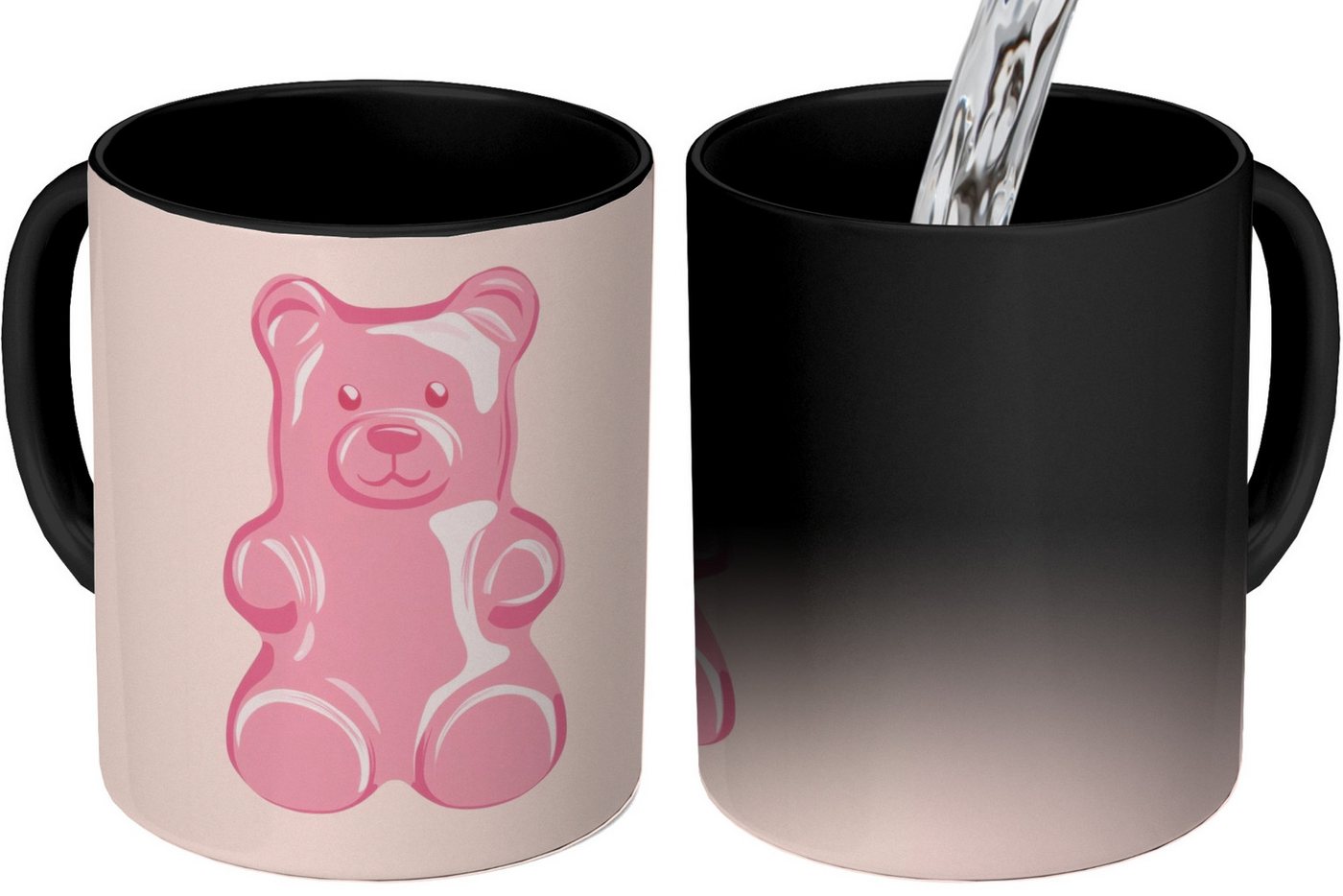 MuchoWow Tasse Bär - Rosa - Bonbon MuchoWow Tasse Bär - Rosa - Bonbon von MuchoWow
