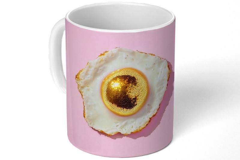 MuchoWow Tasse Ei - Disco - Frühstück - Glitzer von MuchoWow