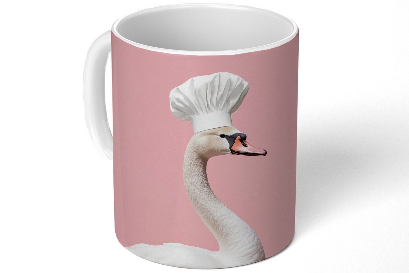 MuchoWow Tasse Schwan - Kochmütze - Schön - Klassisch MuchoWow Tasse Schwan - Kochmütze - Schön - Klassisch von MuchoWow