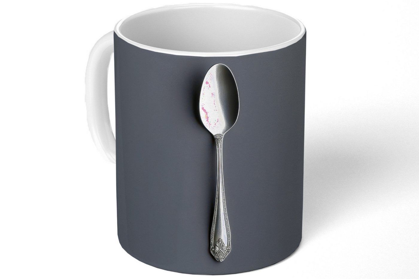 MuchoWow Tasse Silber - Metall - Löffel MuchoWow Tasse Silber - Metall - Löffel von MuchoWow
