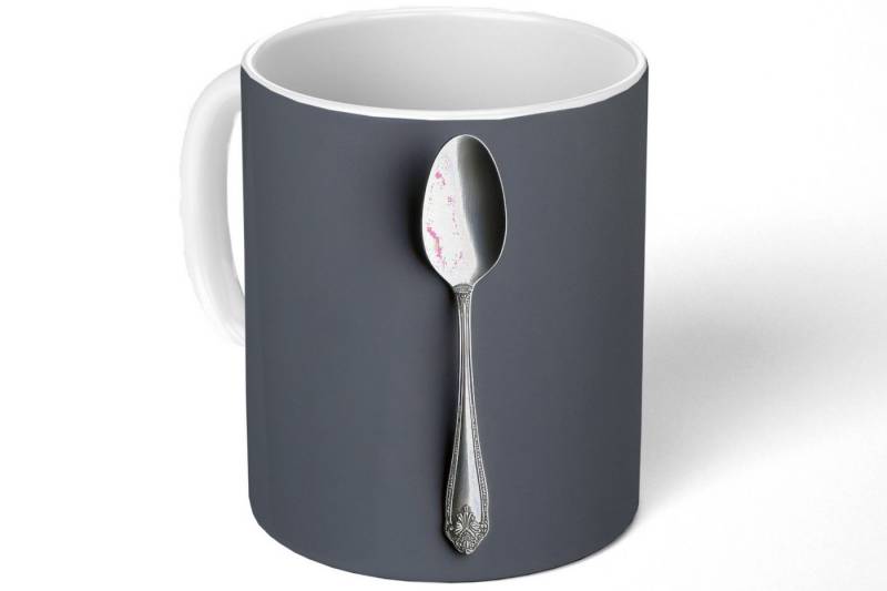 MuchoWow Tasse Silber - Metall - Löffel MuchoWow Tasse Silber - Metall - Löffel von MuchoWow