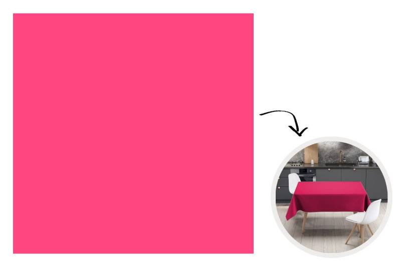 MuchoWow Tischdecke Karmin - Farben - Palette - Rosa, Tischdecke indoor outdoor, Wetterfest, Deko, Abwaschbar, 100x100 cm von MuchoWow