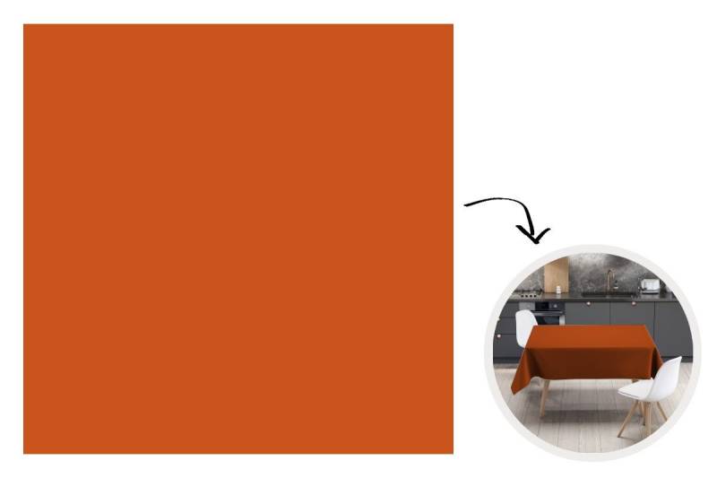 MuchoWow Tischdecke Terrakotta - Braun - Palette - Unifarben - Farben - Farbe, Tischdecke indoor outdoor, Wetterfest, Deko, Abwaschbar, 100x100 cm von MuchoWow