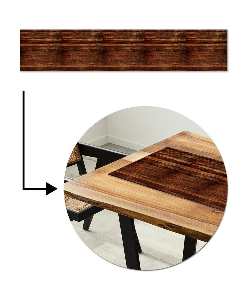 MuchoWow Tischläufer Hartholz - Robust - Muster, Tisch Dekoration für Esszimmer, Wohnzimmer, Pflegeleicht, 150x30 cm MuchoWow Tischläufer Hartholz - Robust - Muster, Tisch Dekoration für Esszimmer, Wohnzimmer, Pflegeleicht, 150x30 cm von MuchoWow