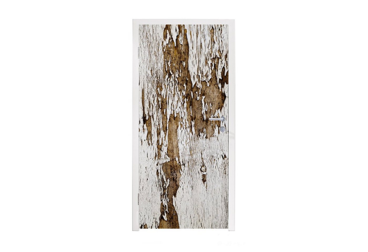 MuchoWow Türtapete Baumrinde - Baum - Struktur, Matt, bedruckt, (1 St), Fototapete für Tür, Türaufkleber, 75x205 cm von MuchoWow