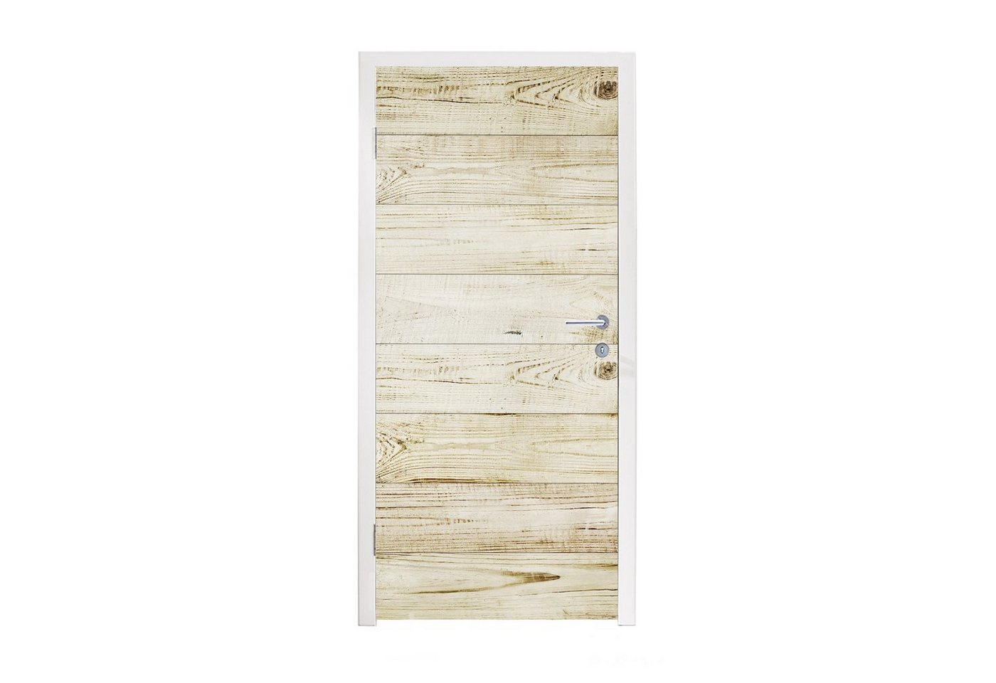 MuchoWow Türtapete Vintage - Holz - Regal - Boden, Matt, bedruckt, (1 St), Fototapete für Tür, Türaufkleber, 75x205 cm von MuchoWow