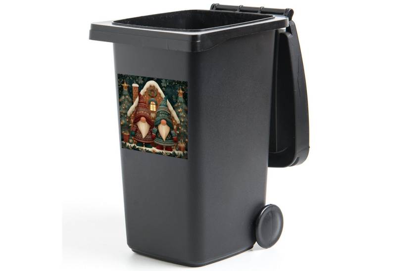 MuchoWow Wandsticker (1 St), Mülltonnen-Aufkleber, Mülleimer, Mülltonne, Sticker, 40x40 cm von MuchoWow