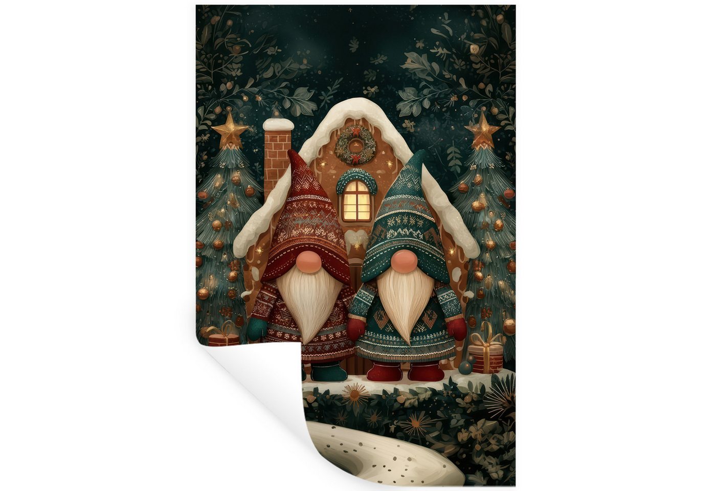 MuchoWow Wandsticker (1 St), Wandaufkleber, Selbstklebend, Wohnzimmer, 20x30 cm von MuchoWow