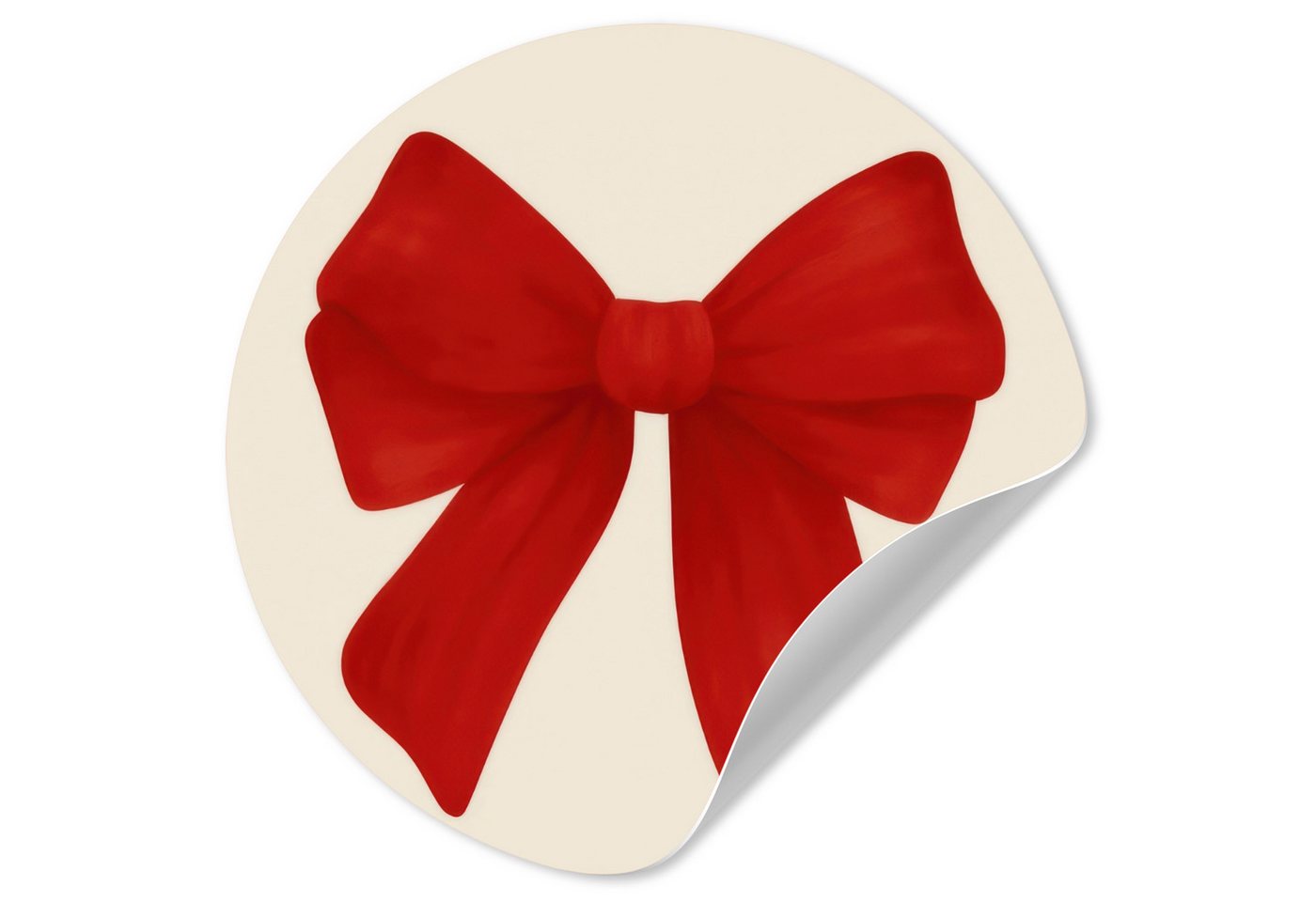 MuchoWow Wandsticker Fliege - Symmetrisch - Rot - Schleife (1 St), Wandtattoo Selbstklebend, Wohnzimmer Deko Aufkleber, 30x30 cm von MuchoWow