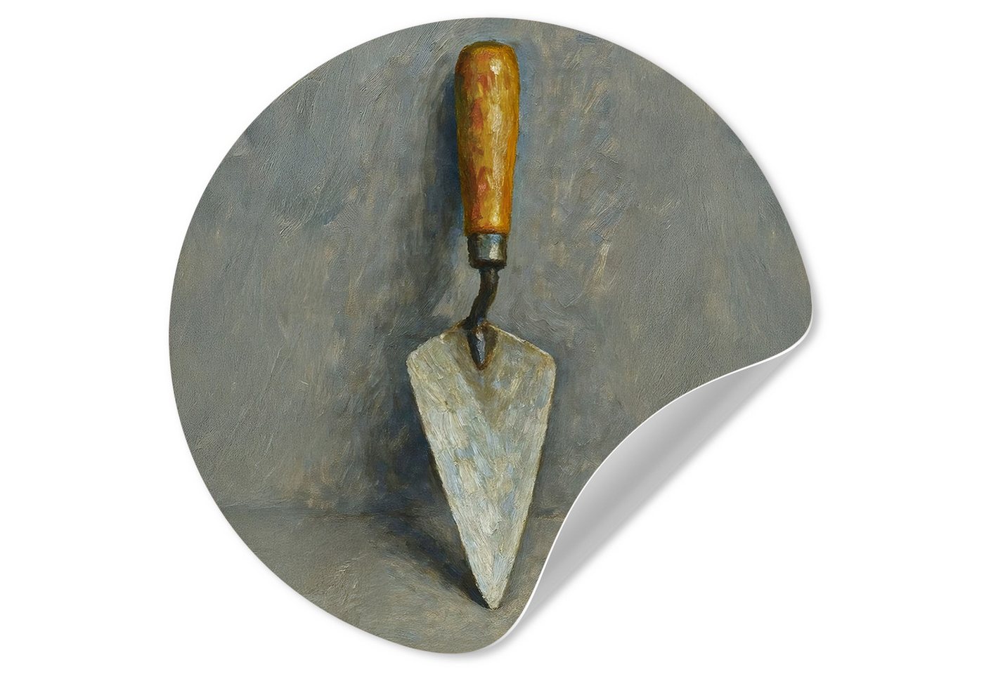 MuchoWow Wandsticker Kelle - Farbe - Werkzeuge (1 St), Wandtattoo Selbstklebend, Wohnzimmer Deko Aufkleber, 30x30 cm von MuchoWow