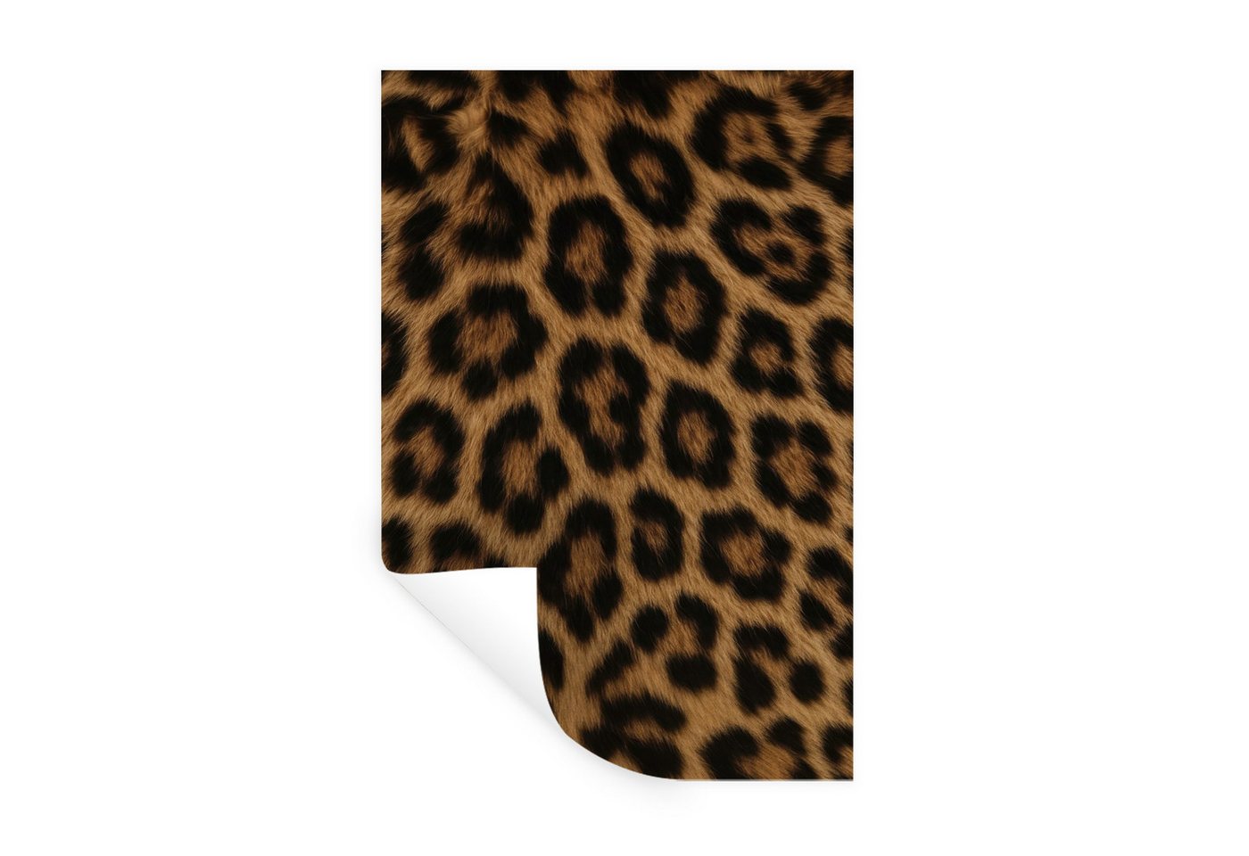 MuchoWow Wandsticker Pantherfell - Realistisch - Braun (1 St), Wandtattoo, Selbstklebend, Wohnzimmer, 30x20 cm von MuchoWow