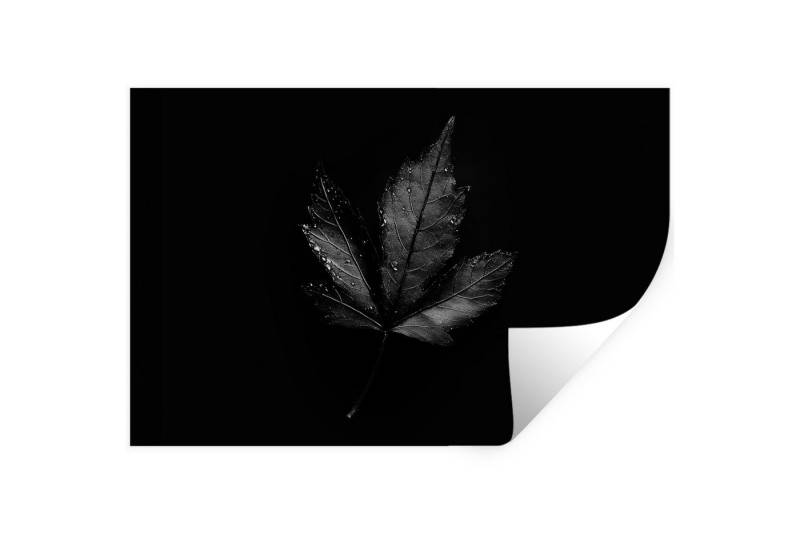 MuchoWow Wandsticker Schwarz - Klinge (1 St), Wandtattoo, Selbstklebend, Wohnzimmer, 30x20 cm von MuchoWow