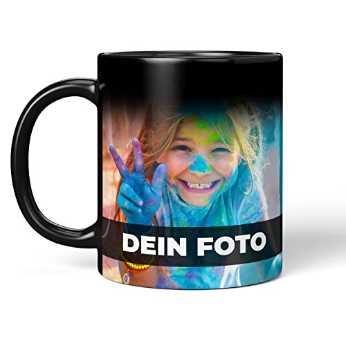 Zaubertasse Personalisiert - Personalisierte Tasse mit Foto - Tasse bedrucken mit eigenem Foto - Fototasse - Tasse selbst gestalten - Fotogeschenke (2 Stück, Zaubertasse) von MuchoWow