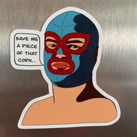 Magnet Von Nacho Libre von MuchosMagnets