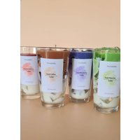 Iced Latte Kerze I Handgefertigt Duftkerze Mit Eiswürfel von MucizeGifty