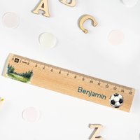 Lineal Personalisiert Mit Namen, Holzlineal Fußball Motiv, Einschulungsgeschenk Für Kinder, Einschulung, Geschenk Schulkind Lineal Personalisiert Mit Namen, Holzlineal Fußball Motiv, Einschulungsgeschenk Für Kinder, Einschulung, Geschenk Schulkind von Muckelmeister