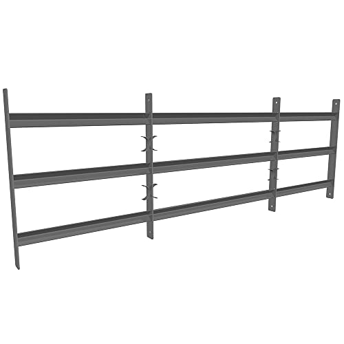 Mucola Fenstergitter aus verzinktem Stahl Einbruchschutz 45x100-190CM Fensterschutz Einbruchsicherung Sicherheitsgitter ausziehbar für Fenster außen von Mucola