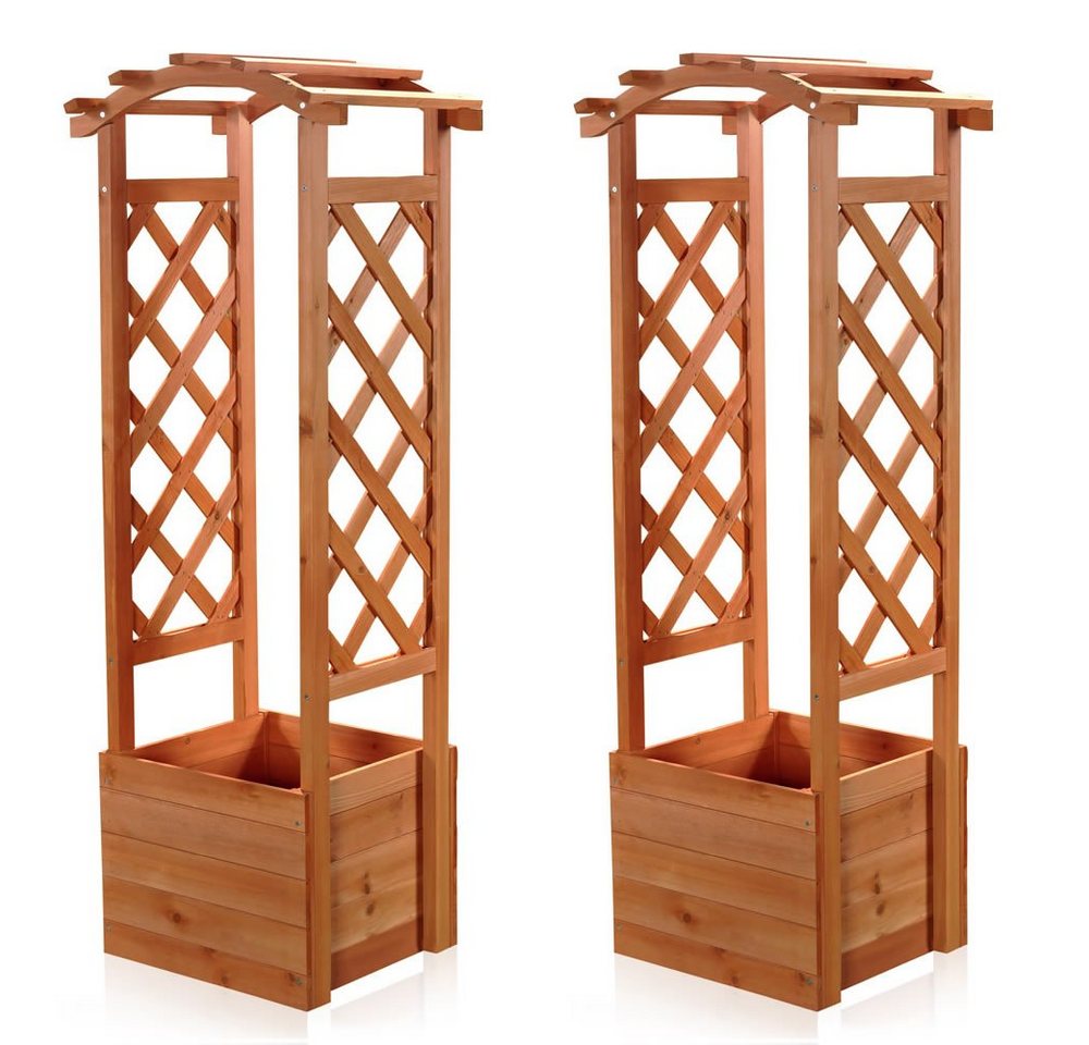 Mucola Rankhilfe 2er Set Rankhilfe Garten Pflanzkasten mit Rosenbogen Spalier Pergola Set, 2 St., 2 Pflanzkasten mit Rankhilfe, Blumenbogen für die verschiedensten Blumen- und Pflanzenarten Mucola Rankhilfe 2er Set Rankhilfe Garten Pflanzkasten mit Rosenbogen Spalier Pergola Set, 2 St., 2 Pflanzkasten mit Rankhilfe, Blumenbogen für die verschiedensten Blumen- und Pflanzenarten von Mucola