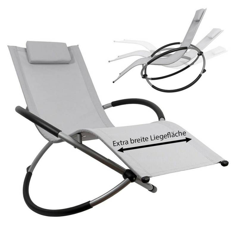 Mucola Relaxliege Schaukelliege Sonnenliege Liegestuhl 200kg belastbare XXL Relaxliege, Stück 1 Teile, bis 200 Kg belastbar Mucola Relaxliege Schaukelliege Sonnenliege Liegestuhl 200kg belastbare XXL Relaxliege, Stück 1 Teile, bis 200 Kg belastbar von Mucola
