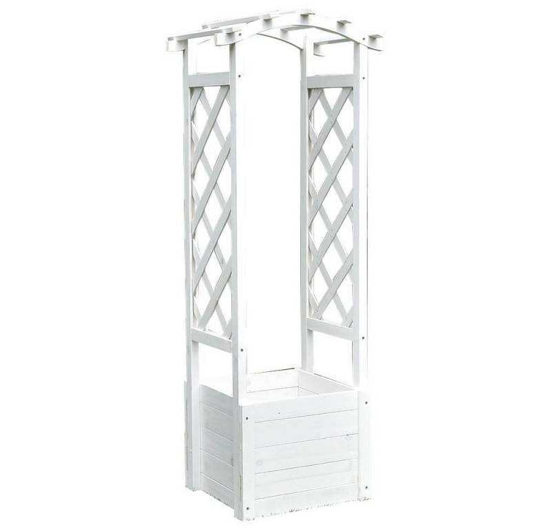 Mucola Rosenbogen Rankhilfe Spalier Pflanzkasten Rankgitter Rosenbogen Rundbogen Pergola Stück, Premium-Rosenbogen, Rosenbogen von Mucola