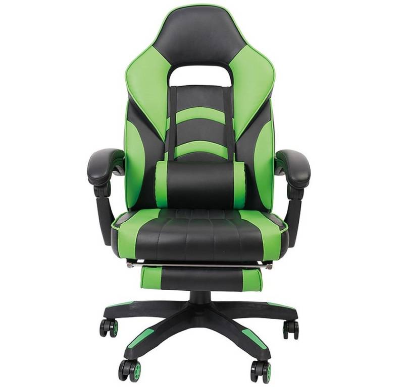 Mucola Schreibtischstuhl Gaming Stuhl Bürostuhl Kunstleder Drehstuhl Computerstuhl Chefsessel (Stück, 1 St), belastbar bis 150 kg von Mucola