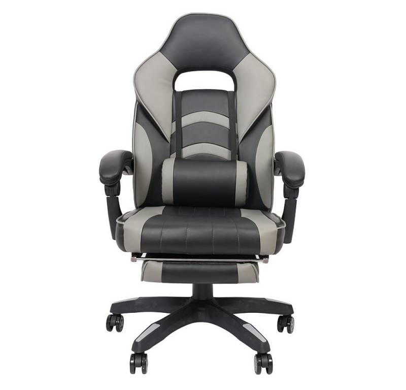 Mucola Schreibtischstuhl Gaming Stuhl Bürostuhl Kunstleder Drehstuhl Computerstuhl Chefsessel (Stück, 1 St), belastbar bis 150 kg von Mucola