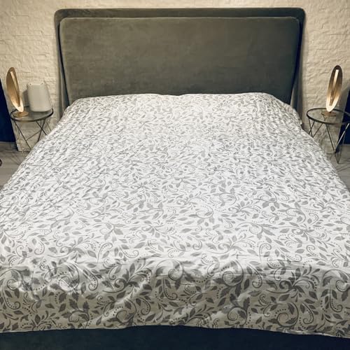 Mucola Tagesdecke Bettüberwurf 210x140 cm Steppdecke Allzweckdecke Wendedecke maschinenwaschbar Couchüberwurf Sofadecke Couchdecke von Mucola
