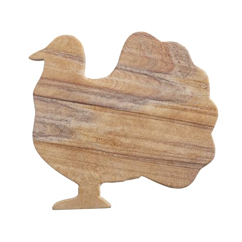 Mud Pie 42210170T Turkey Marble Boards Mini-Marmorbretter für Thanksgiving Truthahn, Marmor, Beige/Khaki Mud Pie 42210170T Turkey Marble Boards Mini-Marmorbretter für Thanksgiving Truthahn, Marmor, Beige/Khaki von Mud Pie