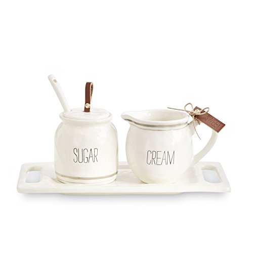 Mud Pie Bistro Cream and Sugar 5 Piece Set Mud Pie Bistro Cream and Sugar 5 Piece Set von Mud Pie