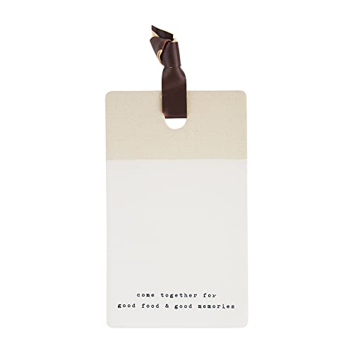 Mud Pie Stoneware Sentiment Cutting Board, Small, 6" x 10" von Mud Pie