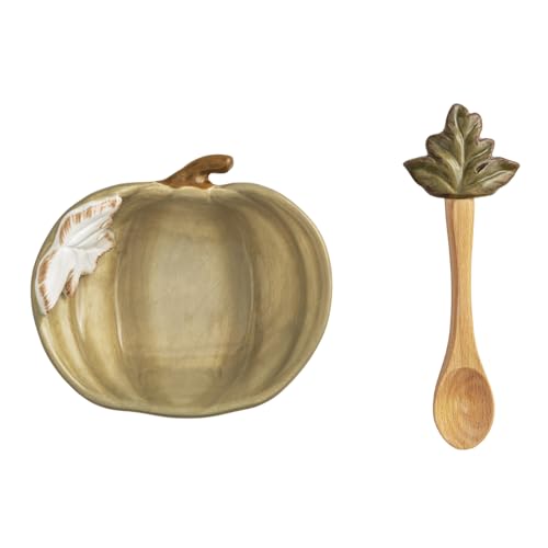 Mud Pie Thanksgiving-Kürbis-Dipschalen-Set in Taupe Mud Pie Thanksgiving-Kürbis-Dipschalen-Set in Taupe von Mud Pie