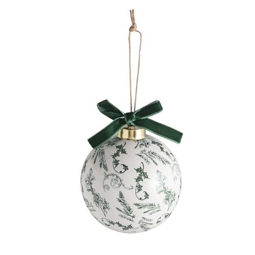 Mud Pie Weihnachts-Toile-Kugel-Ornament Mud Pie Weihnachts-Toile-Kugel-Ornament von Mud Pie