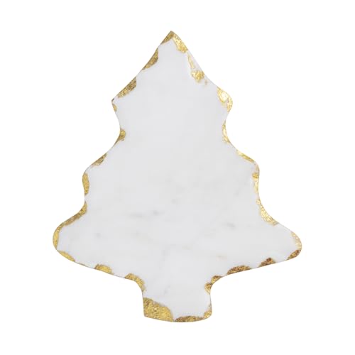 Mud Pie Weihnachtsbaum-Mini-Brett mit Goldrand von Mud Pie