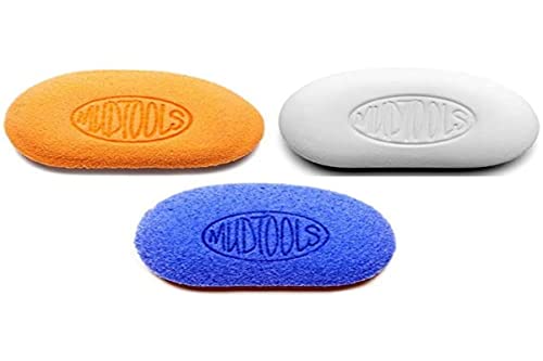 Mudtools MudSponge Cleanup and Shaping Tools for Pottery and Clay Artists -Set of All 3 Styles by Creative Hobbies von MudTools