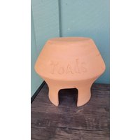 Pilz Terra Cotta Toad House Aus Craven Pottery von MudandRust