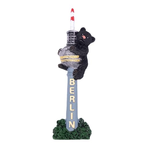 Berlin Poly Magnet Kühlschrankmagnet TV Turm mit Bär Berlin 2,8x9,5cm Berlin Poly Magnet Kühlschrankmagnet TV Turm mit Bär Berlin 2,8x9,5cm von Muddastadt