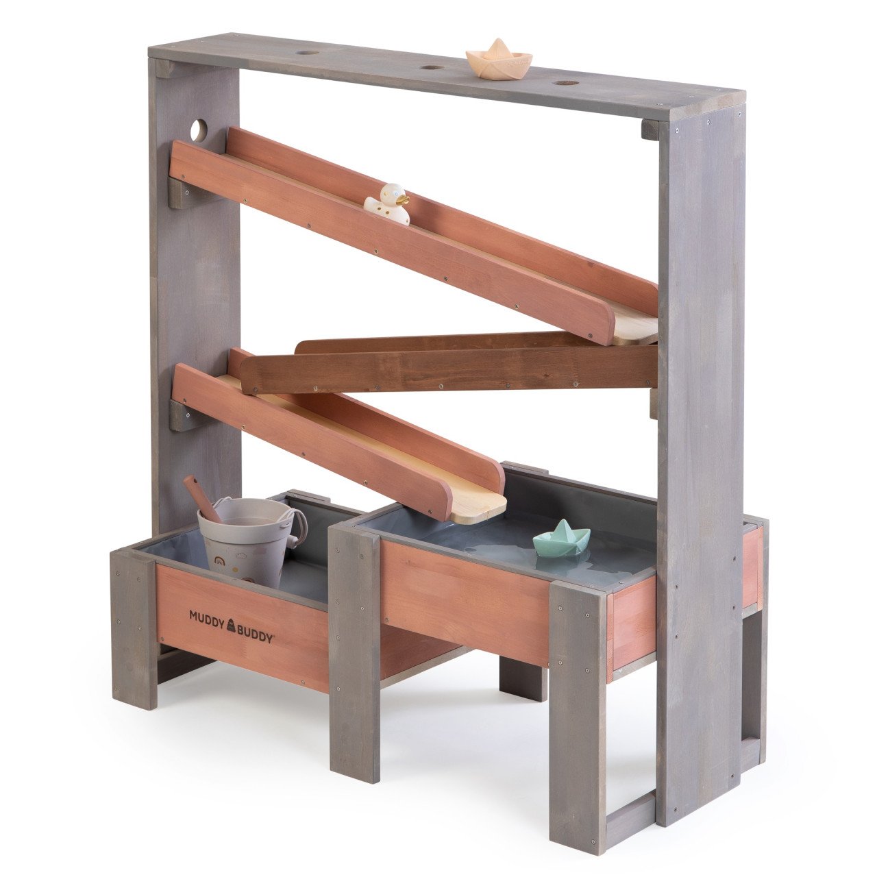 Muddy Buddy Wasserbahn Aqua Tower warmgrau-puderrosa 100 x 44 x 105 cm Muddy Buddy Wasserbahn Aqua Tower warmgrau-puderrosa 100 x 44 x 105 cm von Muddy Buddy