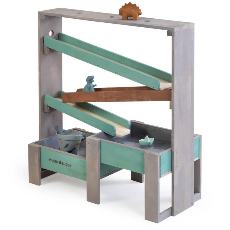 Muddy Buddy Wasserbahn Aqua Tower warmgrau-salbei 101 x 44 x 105 cm von Muddy Buddy