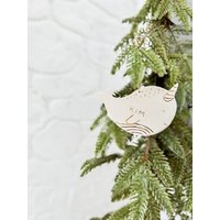 Handgefertigte Narwhal Whale Ornament Personalisierte Baum Ornamente Luxus Erbstück Urlaub Geschenke Elegant Minimal Weihnachten Familie Traditionen von MuddyHeart